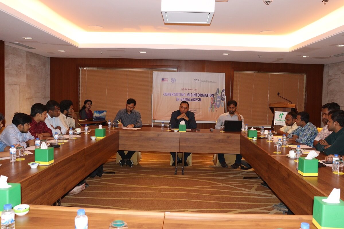 CGS Workshop in Dhaka Unveils Strategies to Restrain Misinformation in Bangladesh