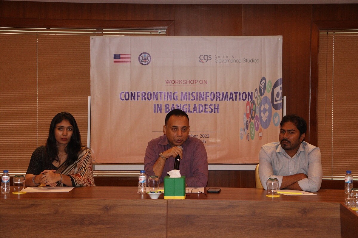 CGS Workshop in Dhaka Unveils Strategiesto Restrain Misinformation in Bangladesh